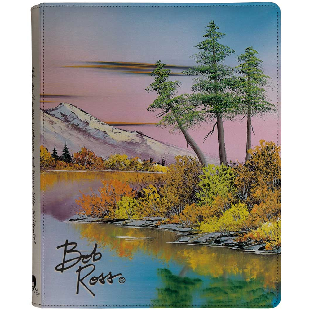 Bob Ross 9-Pocket Zippered PRO-Binder: Mighty Mountain Lake