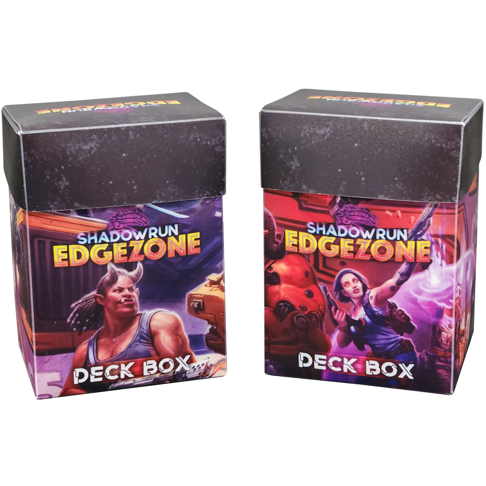 Shadowrun: Edge Zone Card Game - Deck Box Pack (2) (Last Chance)