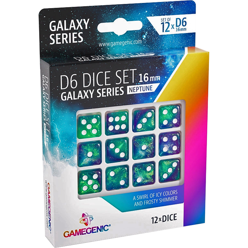 Galaxy Series 16mm d6 Set: Neptune (12) (Clearance)