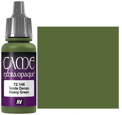 Vallejo Game Color: Heavy Green (17ml)