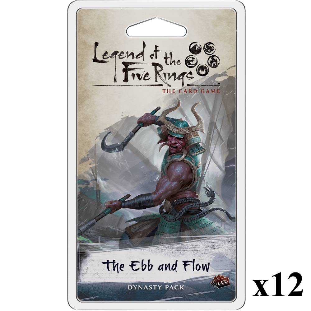 Legend of the Five Rings LCG: The Ebb & Flow Dynasty Pack CASE (12)