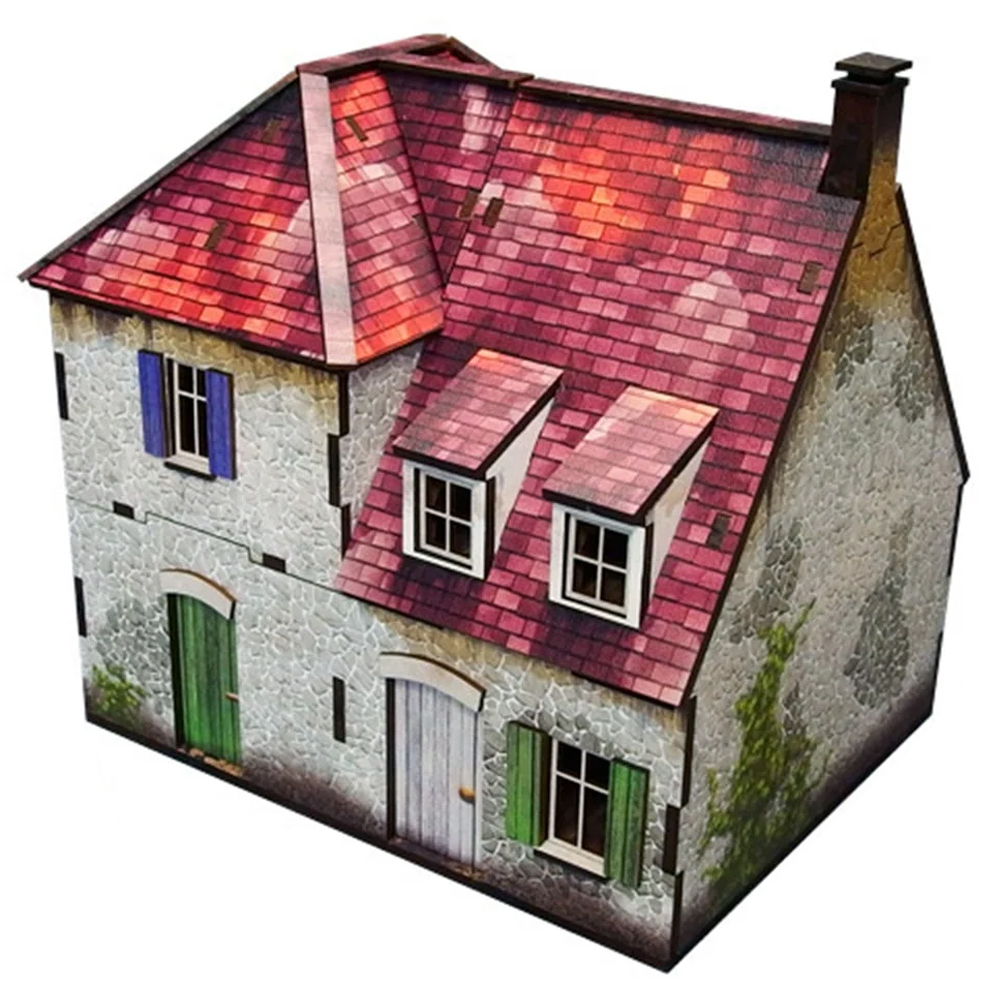 Bolt Action: Pre-painted WWII Normandy Farmhouse