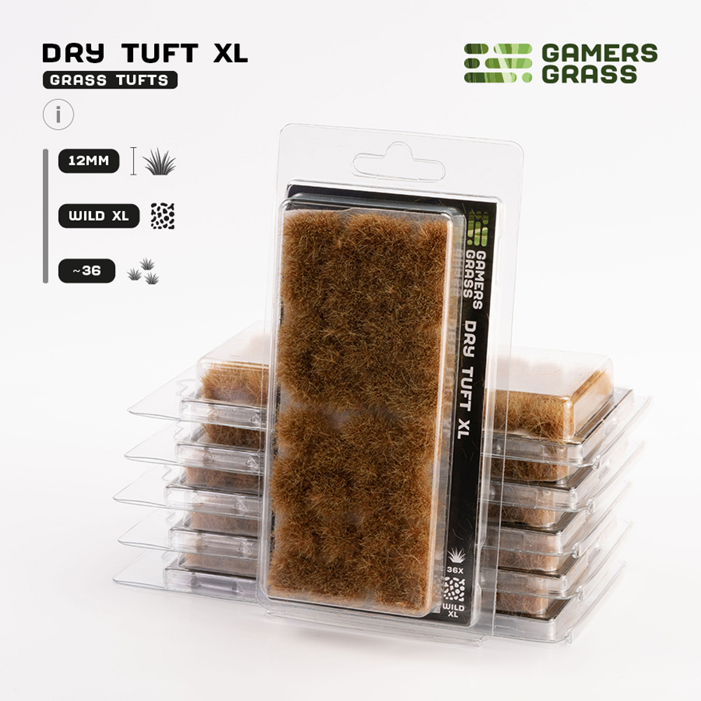 Gamers Grass Tufts: Dry Tuft - Wild XL 12mm