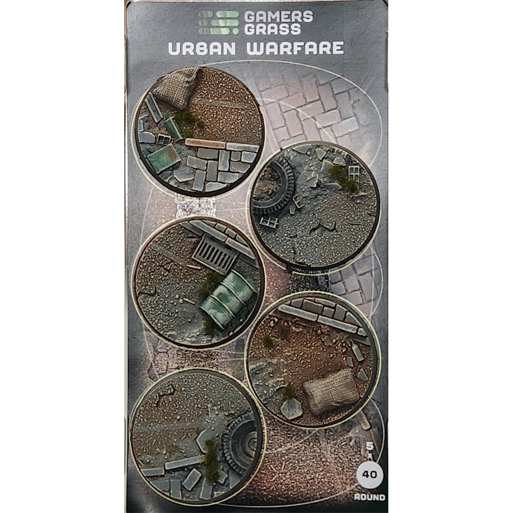 Battle Ready Bases: Urban Warfare - Round 40mm (5)