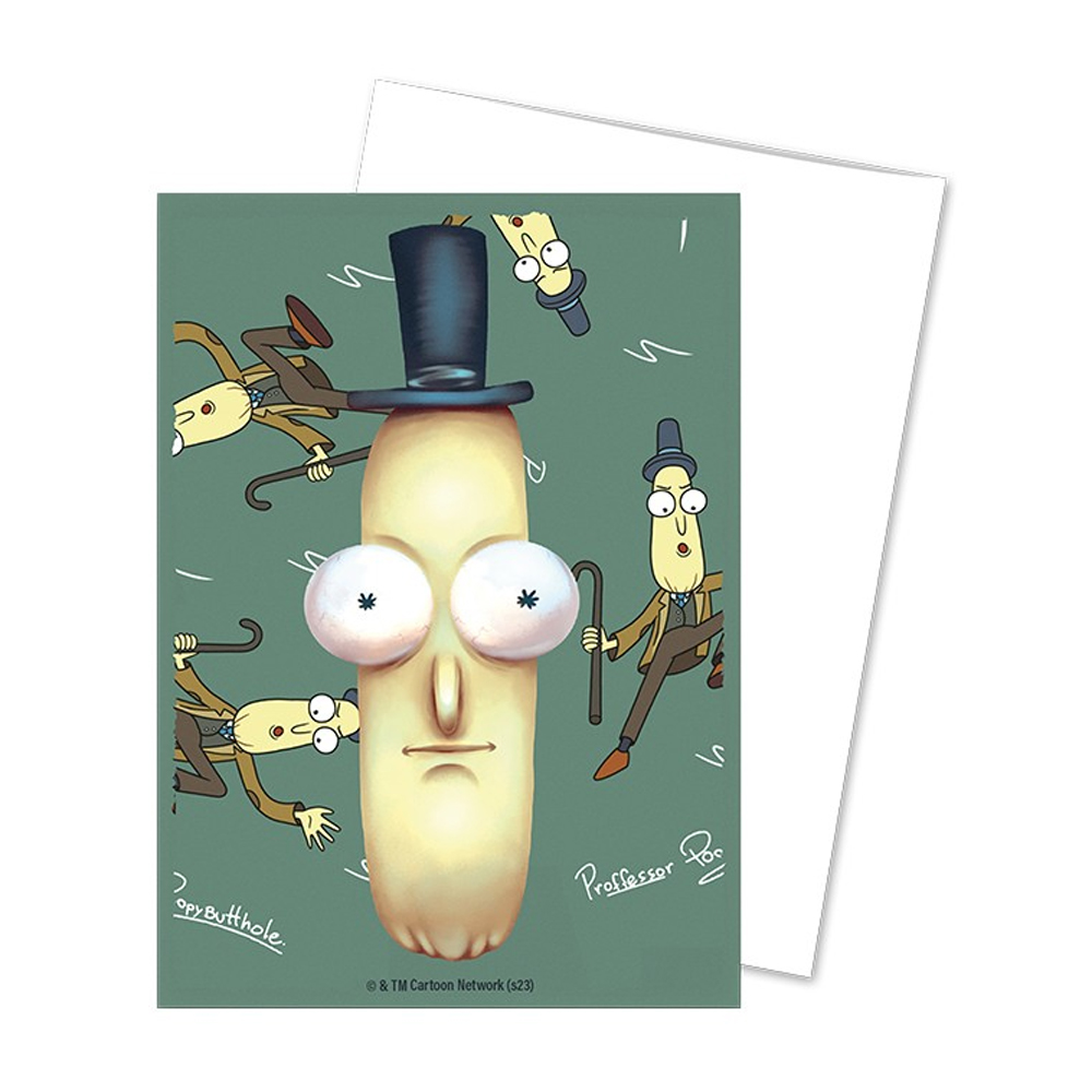 Dragon Shield Sleeves: Brushed - Rick & Morty - Mr. Poopy Butthole (100) (Last Chance)