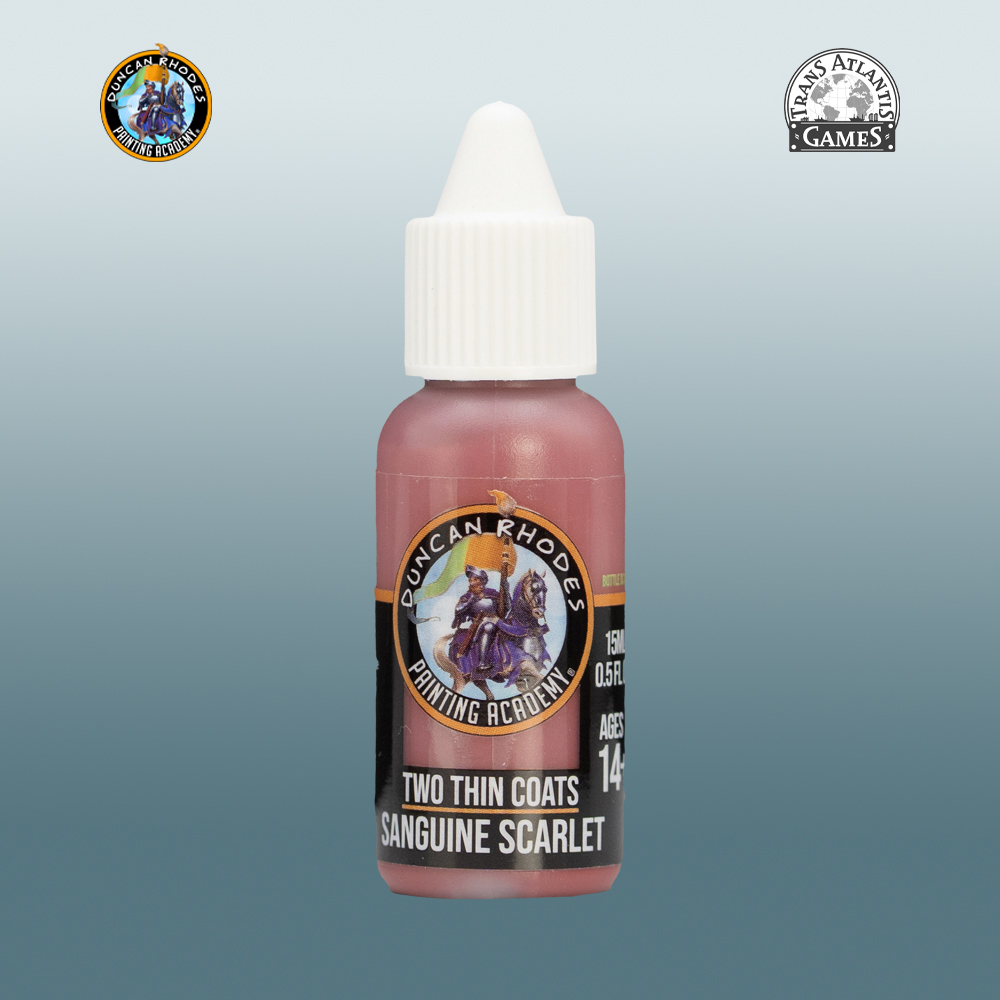 Two Thin Coats: Sanguine Scarlet (15ml)