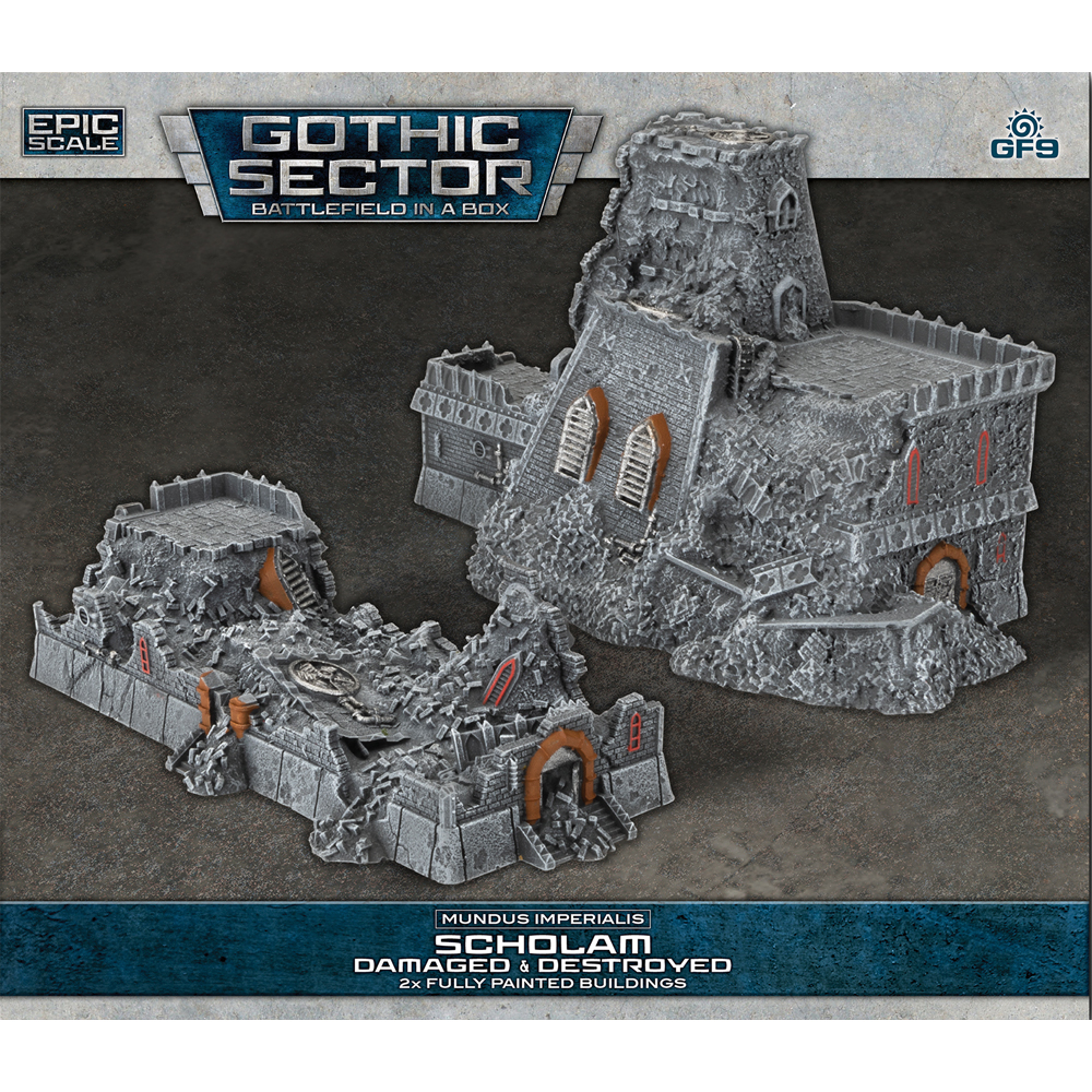 Battlefield in a Box Gothic Sector: Mundus Imperialis - Scholam (Damaged & Destroyed)
