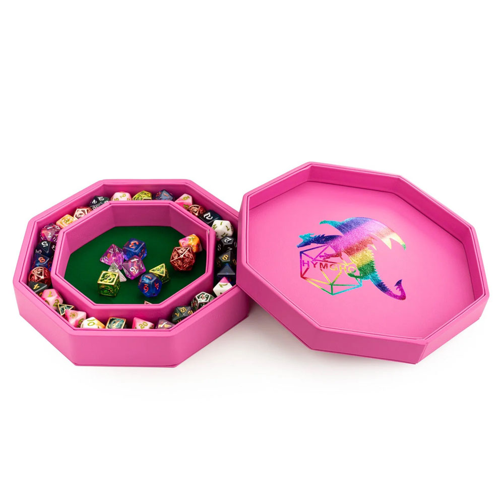 Hymgho Premium Dice Tray: Hero's Hoard - d20 Dragon (Last Chance)