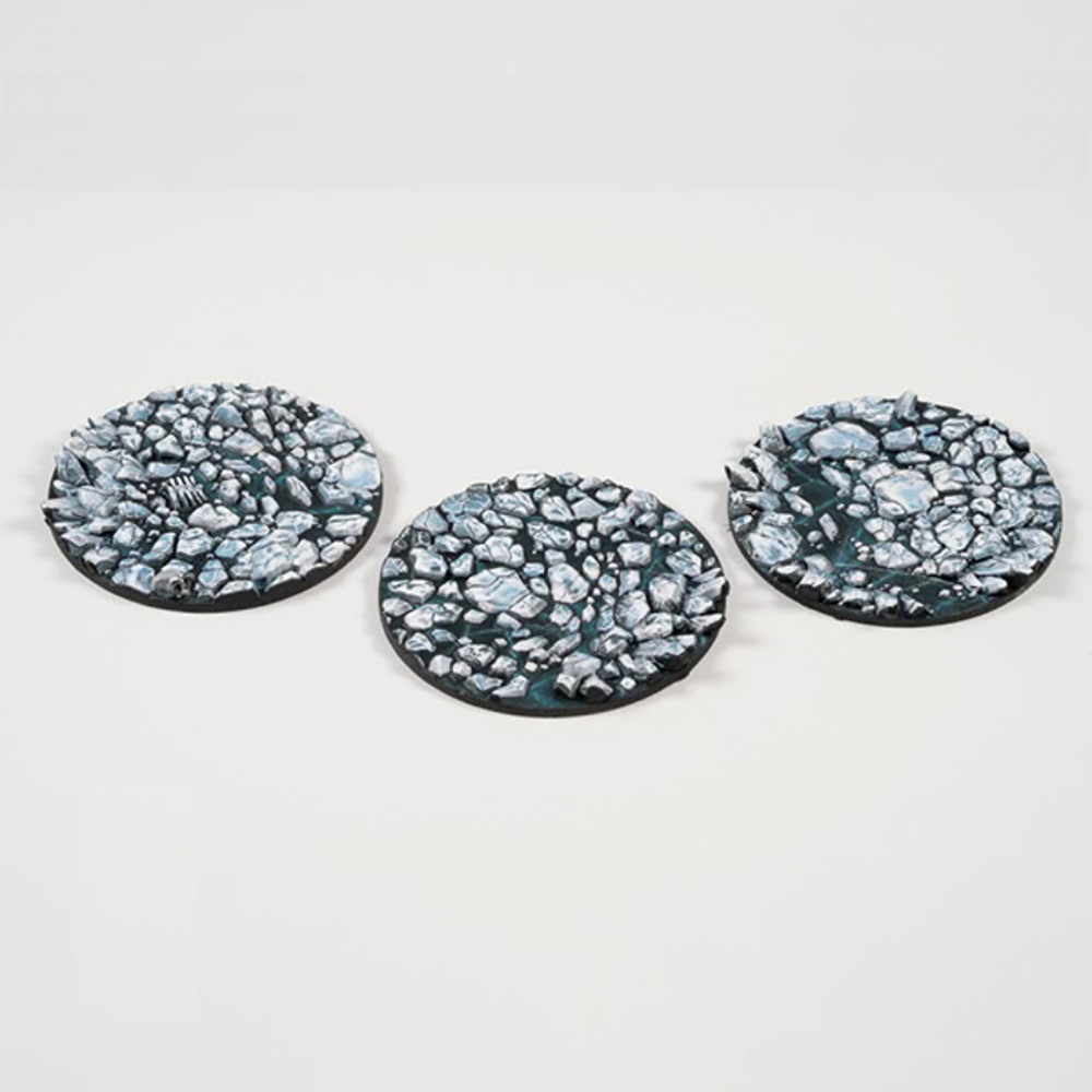 Battle Ready Toppers: Frost Lake - Round 50mm (3) (Preorder)