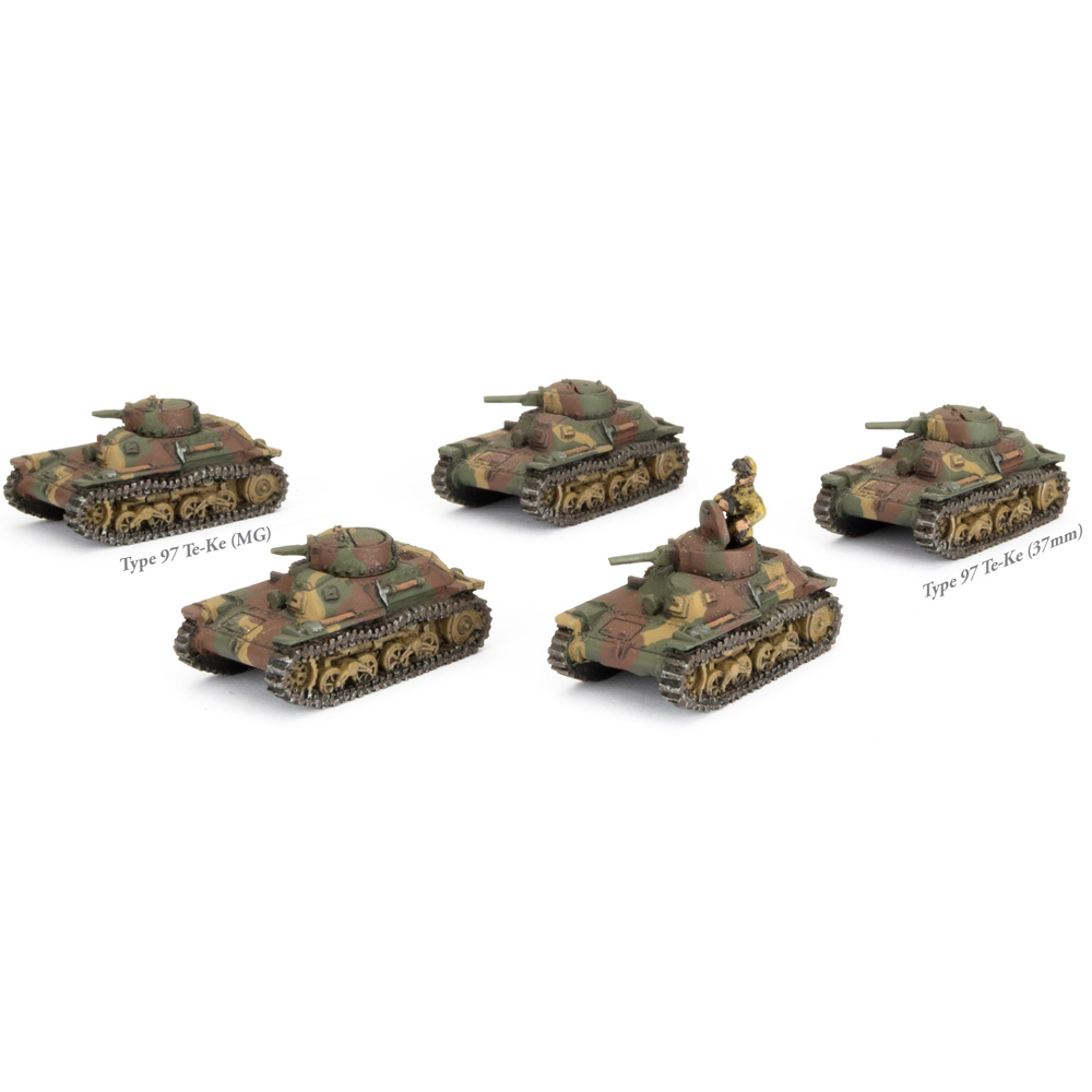 Flames of War WW2: Type 97 Te-Ke Recon Tankette Platoon