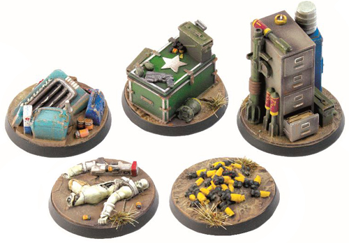 Fallout: Wasteland Warfare - Objective Markers Set 2