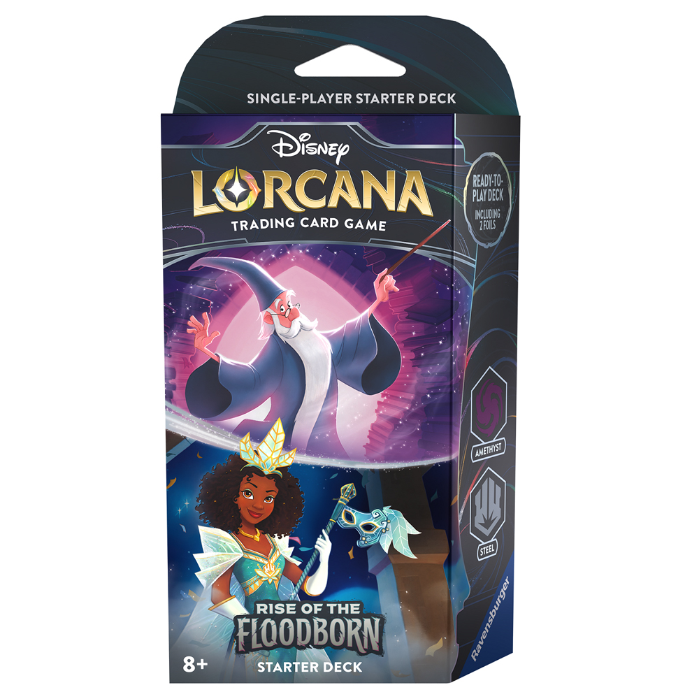 Lorcana TCG: Rise of the Floodborn - Starter Deck - Amethyst & Steel (Last Chance)