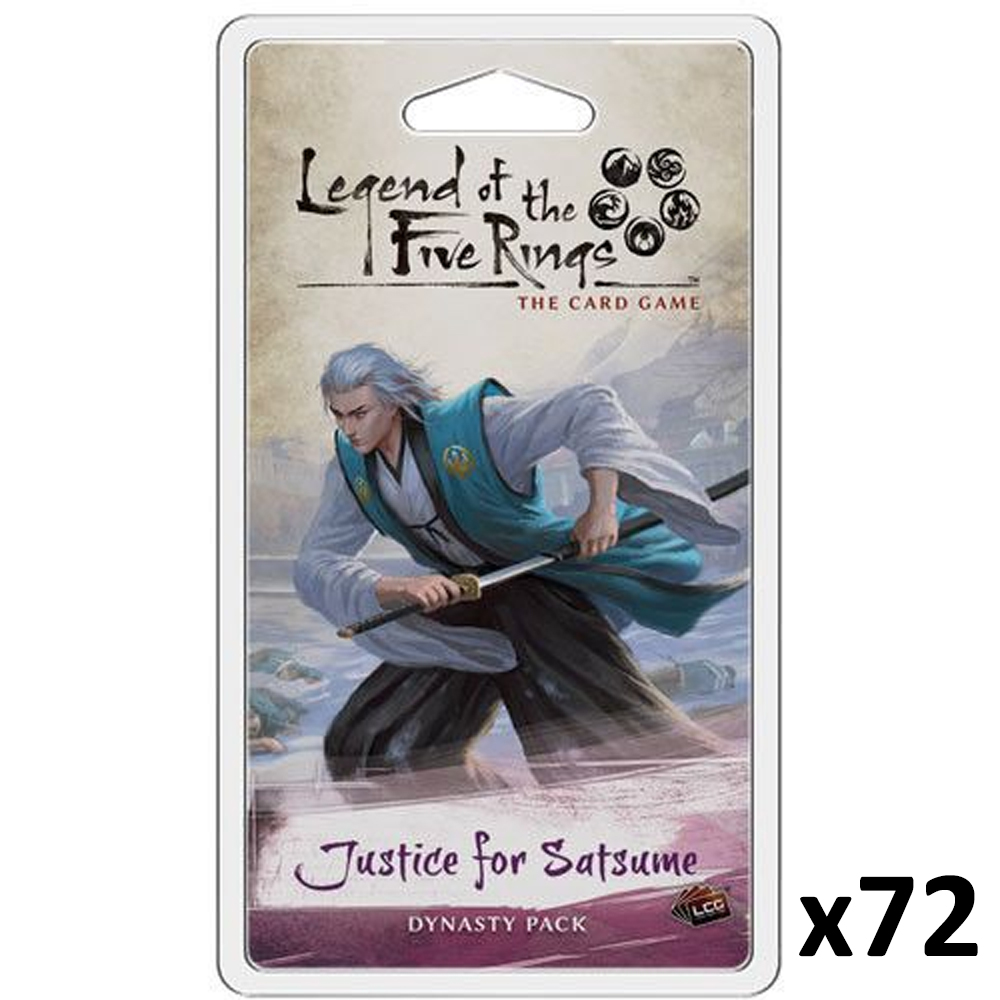 Legend of the Five Rings LCG: Justice for Satsume Dynasty Pack CASE (72)