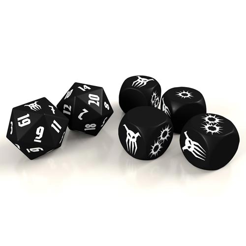 Achtung! Cthulhu 2d20 RPG: Black Sun Dice Set