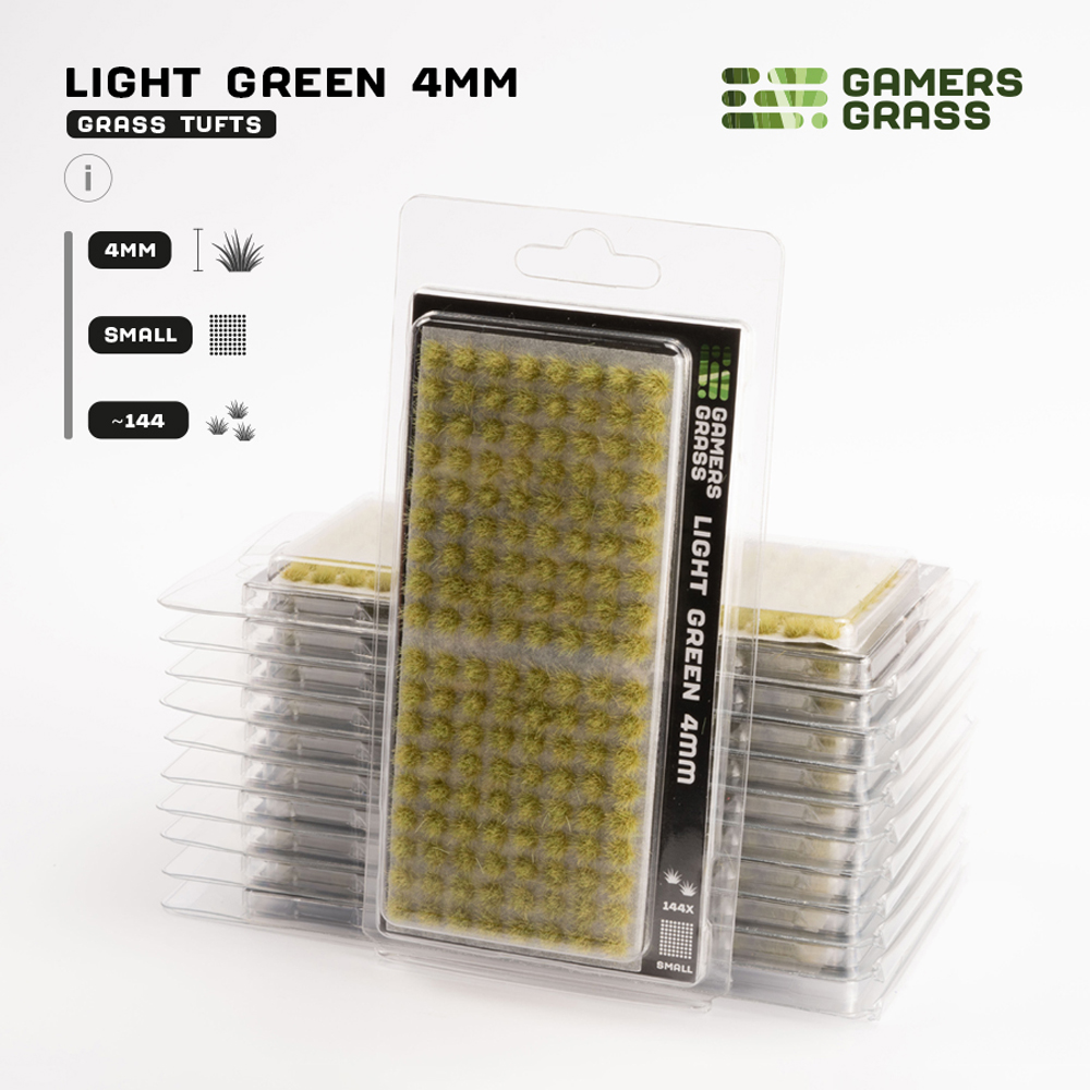 Gamers Grass Tufts: Light Green - Small 4mm