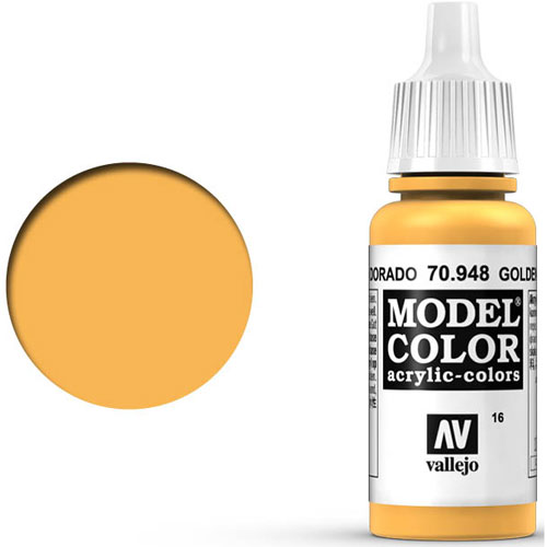Vallejo Model Color Paint: Golden Yellow