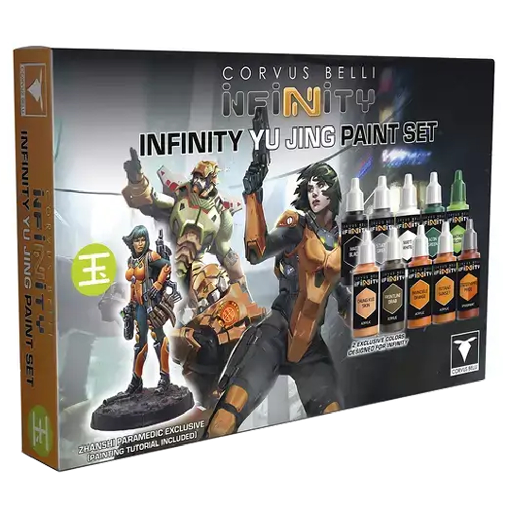 Infinity: Yu Jing - Paint Set with Zhanshi Paramedic Exclusive Miniature