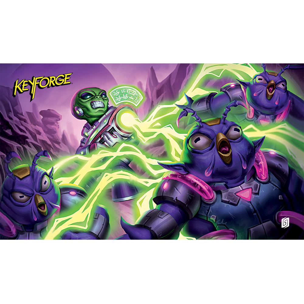 KeyForge Playmat: Winds of Exchange - Genetic Blast (Last Chance)