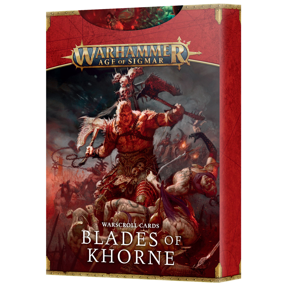 Warhammer Age of Sigmar: Warscroll Cards - Blades of Khorne (Clearance)