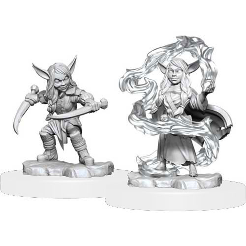 Critical Role Unpainted Minis: W1 Goblin Sorcerer & Rogue