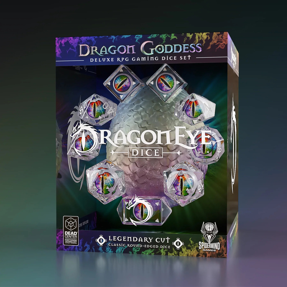 Dragon Eye Dice: Legendary Round Cut - Goddess (9) (Clearance)