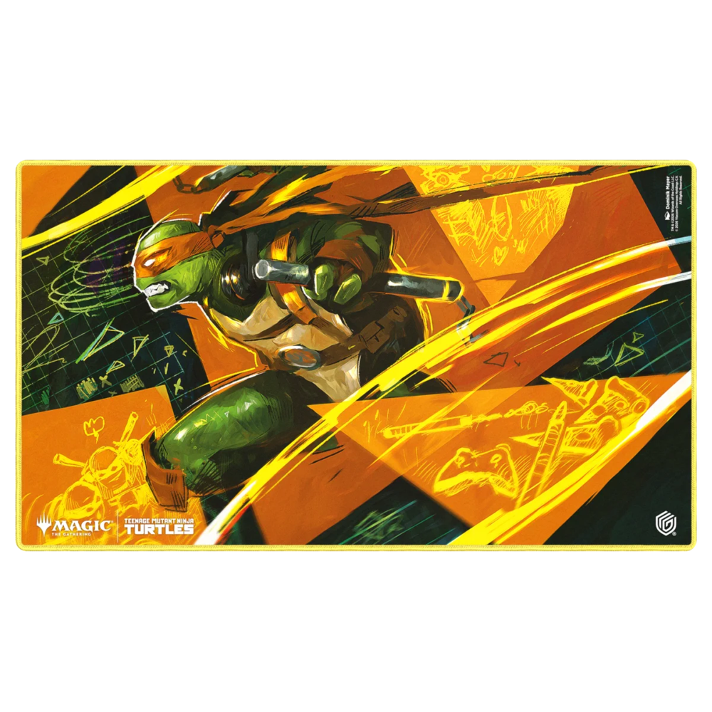 MTG Playmat TMNT: Michelangelo's Technique (Preorder)
