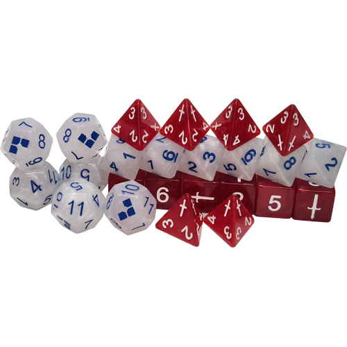 Knights of the Round: Academy RPG - Dice Set (24) (Last Chance)