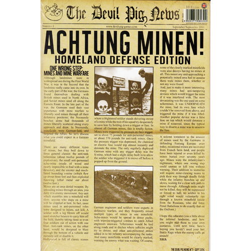 Heroes of Normandie: Gazette #1 - Achtung Minen