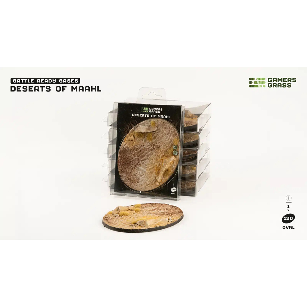 Battle Ready Bases: Deserts of Maahl - Oval 120mm (1)