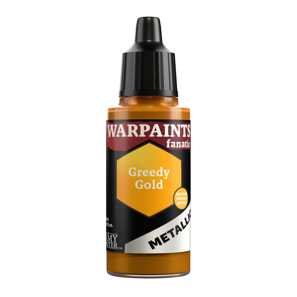 Warpaints Fanatic Metallic: Greedy Gold (18ml)