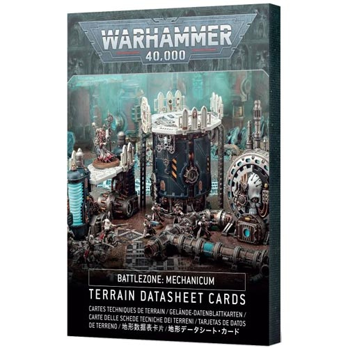 Warhammer 40K: Battlezone Mechanicum - Terrain Datasheet Cards (Last Chance)