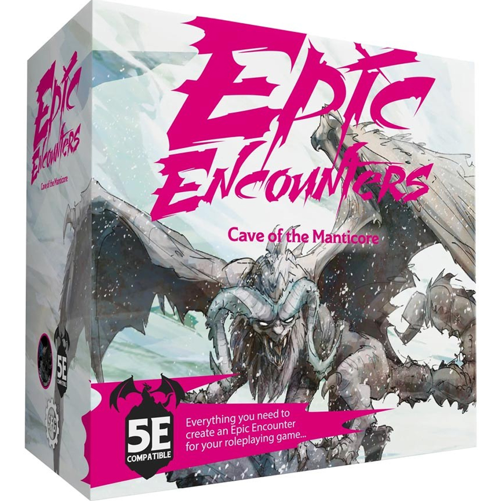 Epic Encounters: Cave of the Manticore (D&D 5E Compatible)