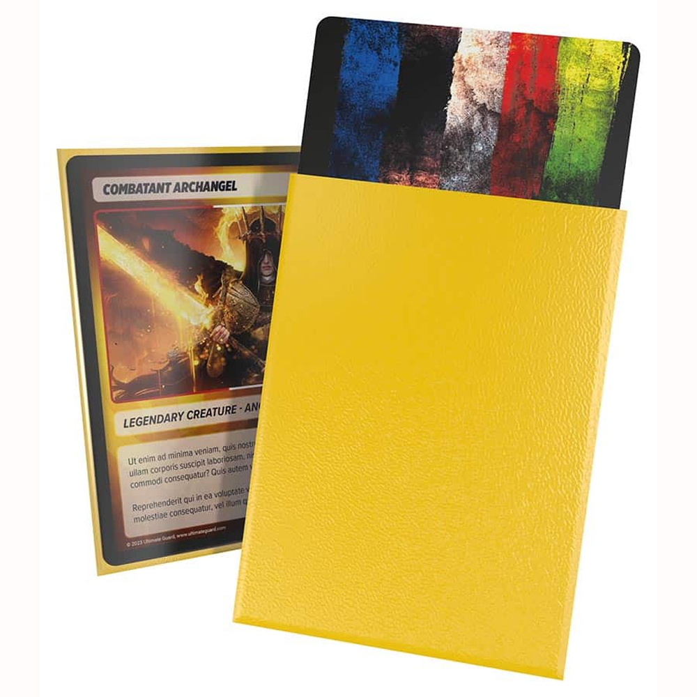 Cortex Standard Size Sleeves: Matte Yellow (100)