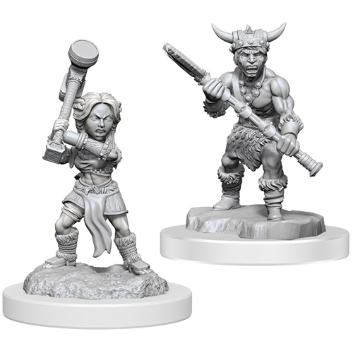 D&D Nolzur's Marvelous Unpainted Minis: W18 Halfling Barbarians