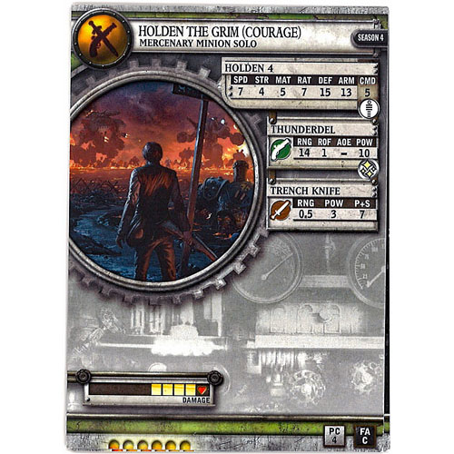Warmachine/Hordes: Holden The Grim Card Set (2)