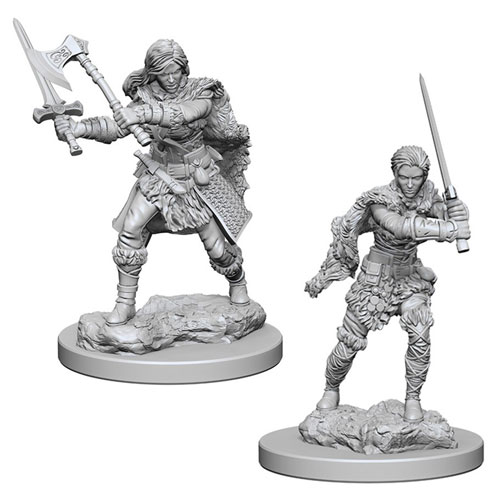 D&D Nolzur's Marvelous Unpainted Minis: W1 Female Human Barbarian