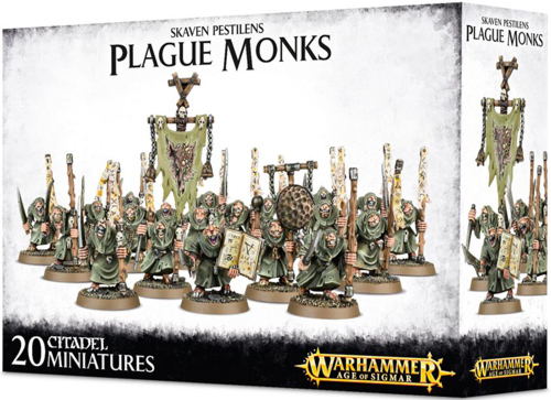 Warhammer Age of Sigmar: Skaven Pestilens - Plague Monks