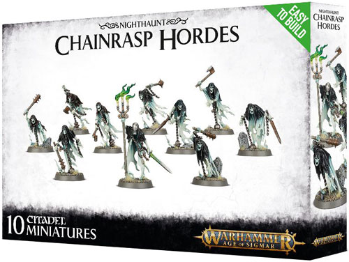 Warhammer Age of Sigmar: Nighthaunt - Easy to Build Chainrasp Hordes