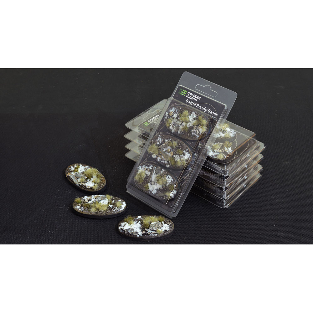 Battle Ready Bases: Winter - Oval 75mm (3)