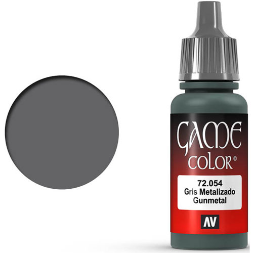 Vallejo Game Color: Gunmetal (17ml)