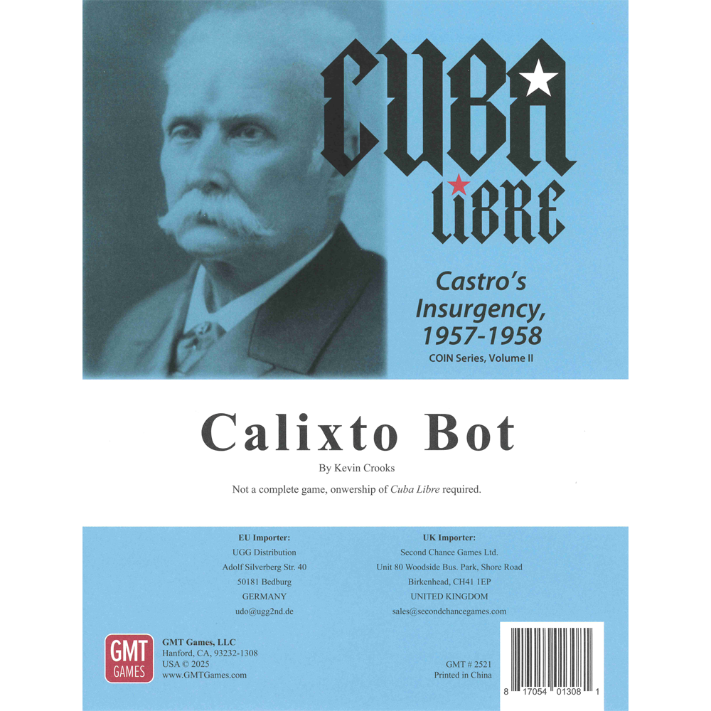 Cuba Libre: Calixto Bot (New Arrival)