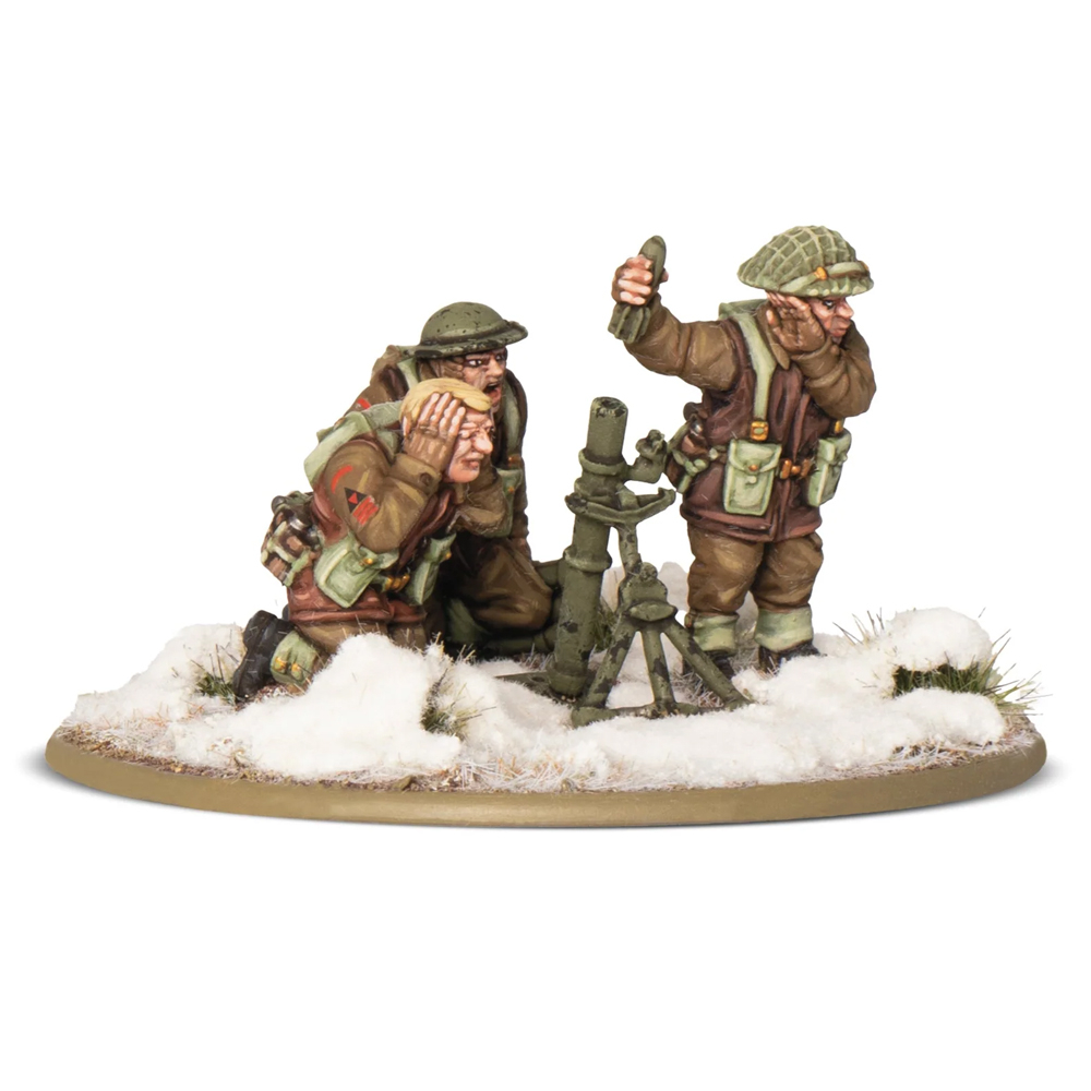 Bolt Action: British & Canadian Infantry (Winter) Medium Mortar Team