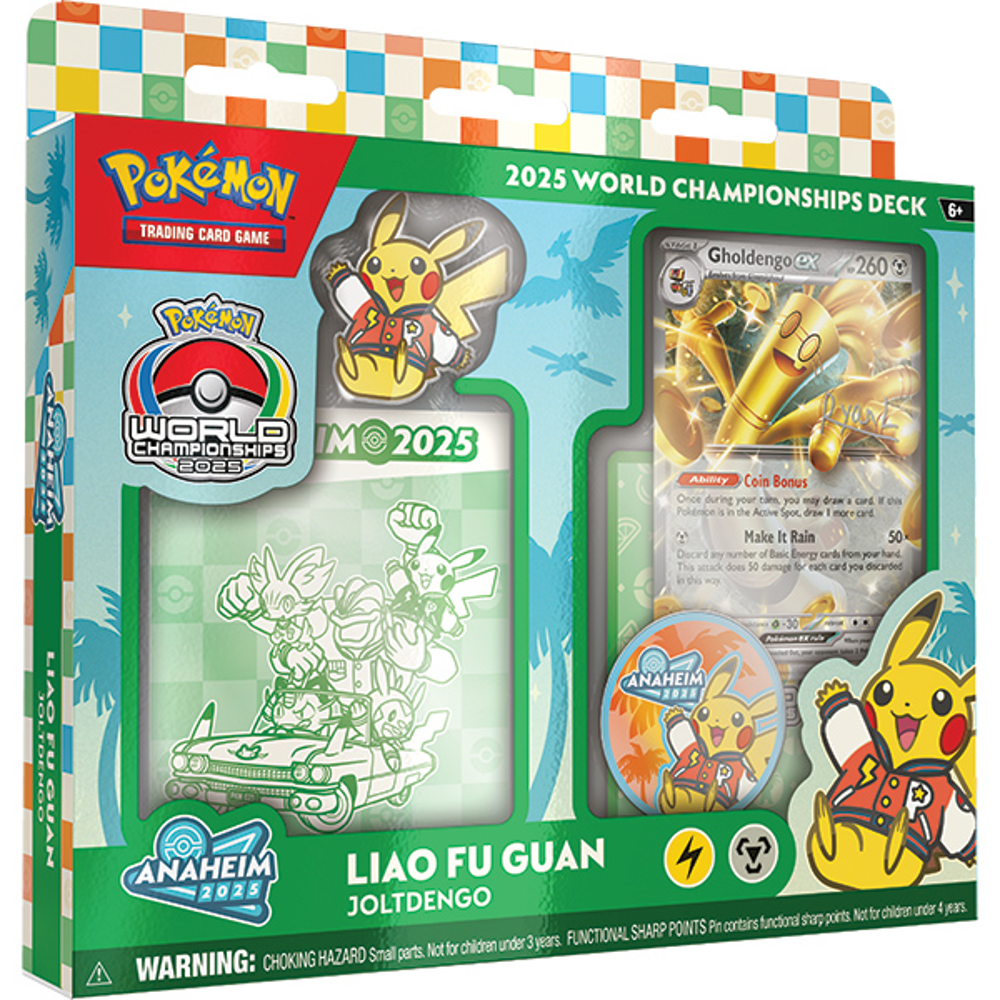 Pokemon TCG: 2025 World Championship Deck - Joltdengo (Liao Fu Guan) (Preorder)
