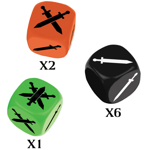 Firefight 2E: Command Dice Pack