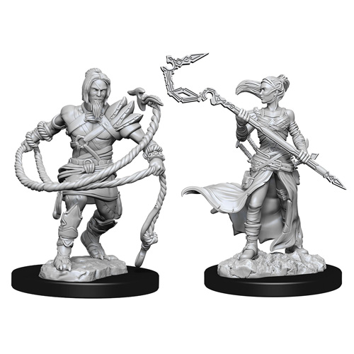 Magic Unpainted Minis: W1 Stoneforge Mystic & Kor Hookmaster