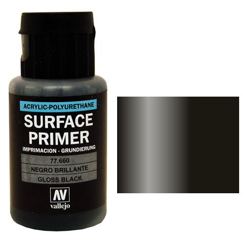 Vallejo Metal Color: Gloss Black Primer (32ml)