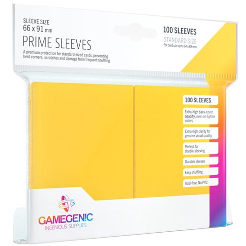 Prime Sleeves: Yellow