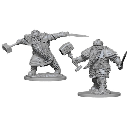 D&D Nolzur's Marvelous Unpainted Minis: W1 Male Dwarf Fighter