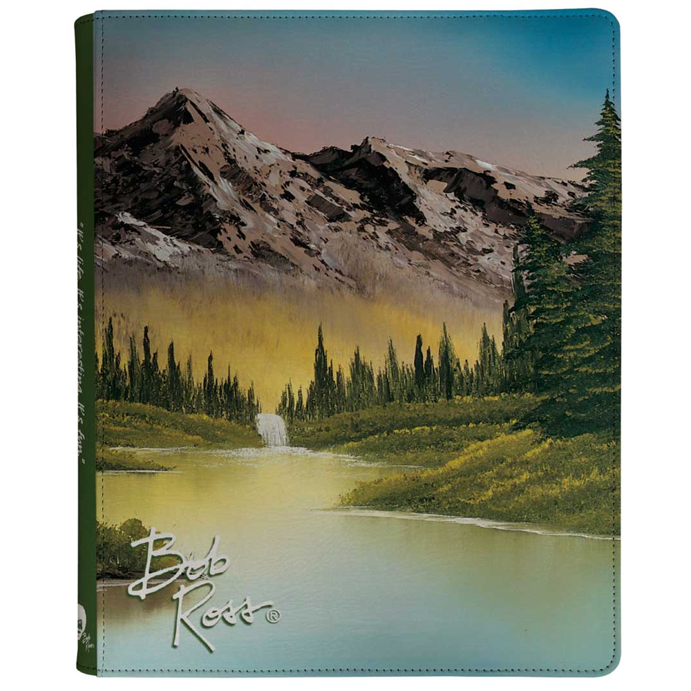 Bob Ross 9-Pocket Zippered PRO-Binder: Mountain Retreat