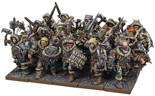 Kings of War 3E: Northern Alliance - Tribesmen Regiment